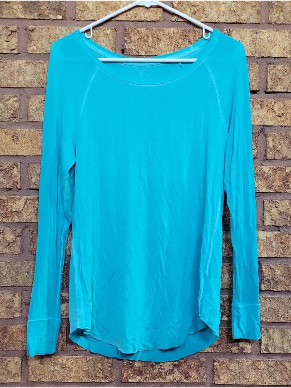 American Eagle Soft & Sexy Jegging T Turquoise Size Small Stretch Lightweight